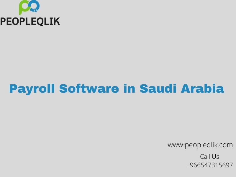 Payroll Software in Saudi Arabia