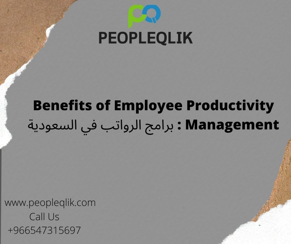 Benefits of Employee Productivity Management : برامج الرواتب في السعودية
